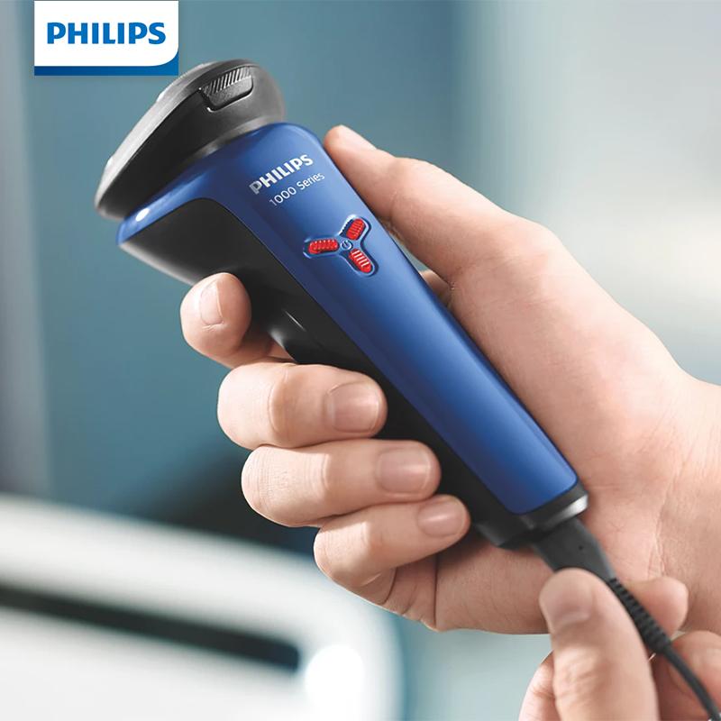 Philips Электробритва Мини Вихрь Обновленная Импортная 3-лезвийная Водонепроницаемая для всего тела и Чисто бреющая S1125 [Быстрая зарядка 1 час]