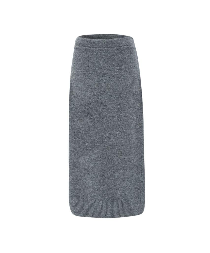 Tasset Cashmere Blended Low Skirt