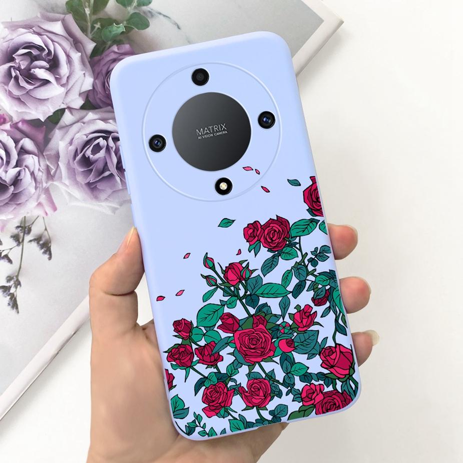 Чехол для Honor Magic6 Lite Чехол для Honor X9b Красивые Девушки Подсолнух Мягкий Силиконовый Чехол для Телефона Для Honor Magic6 Lite HonorX9b Бампер