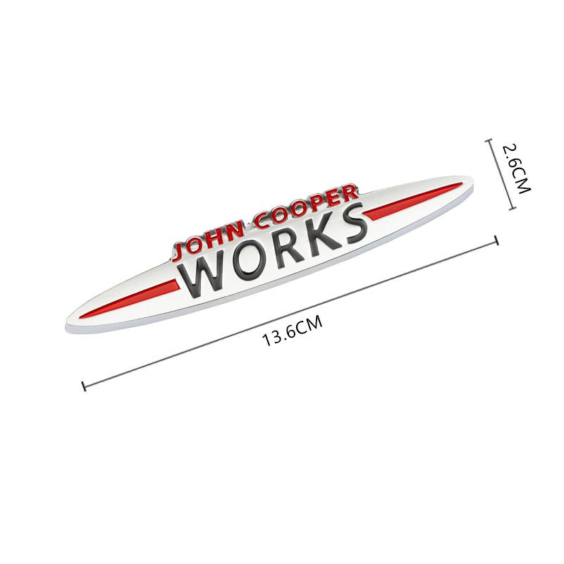 Автомобиль 3D ALL4 John Cooper S Works, багажник, значок, эмблема, наклейки, наклейки для MINI Clubman Countryman R50 R52 R53 R55 R56 R57