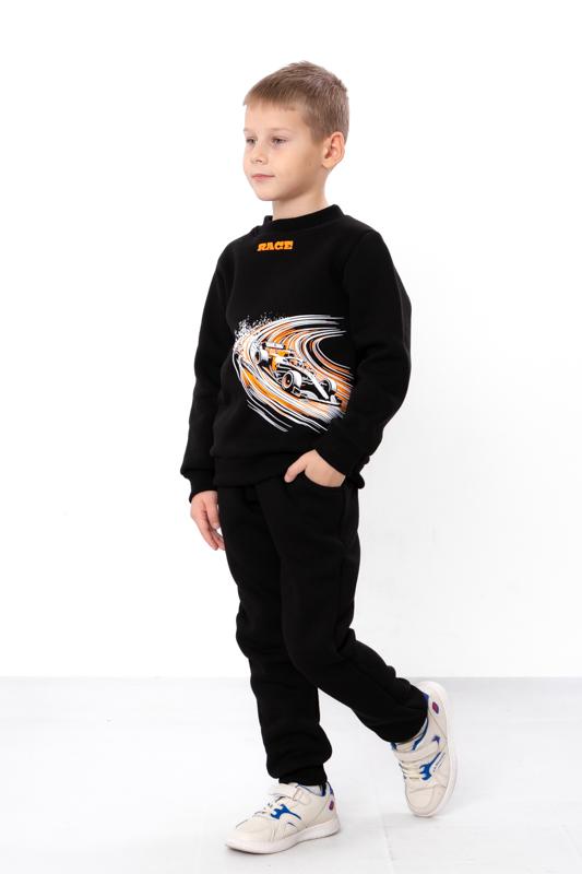 Set – Boys' Warm Sportcar Print Sweatshirt & Pants, Winter 6063-025-33-4-1 HC