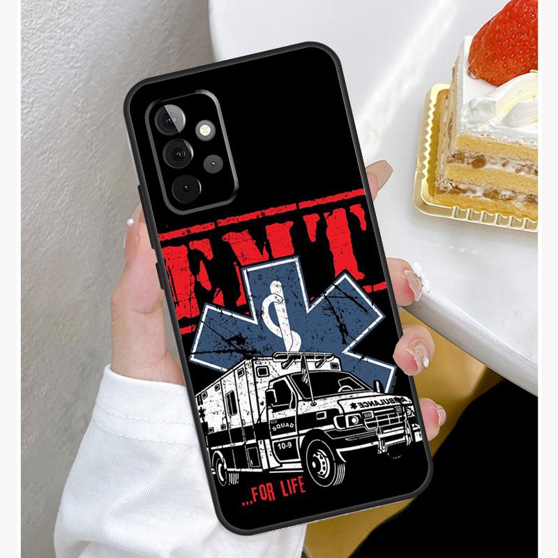 Чехол Funda для скорой помощи EMT EMS для Samsung Galaxy A52 A32 A12 A14 A34 A54 A51 A71 A53 A33 A13 A15 A25 A35 A55