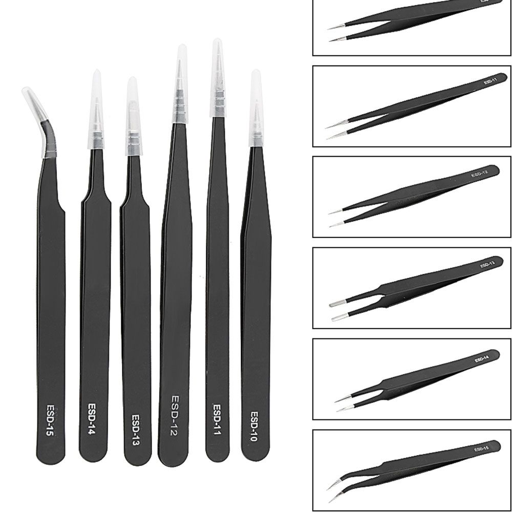 Stainless Steel Precision Curved Eyebrow Tweezers Eyelash Tweezers Makeup Tool Kit Maintenance Tool