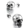 Hiphop Style Skeleton Stud Earrings Creative Mini Ear Clip Personality Earrings  Party Earrings