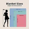 European Fitness Male Sculpture Flannel printed blanket suitable for all seasons suitable for living room office sofa and travel