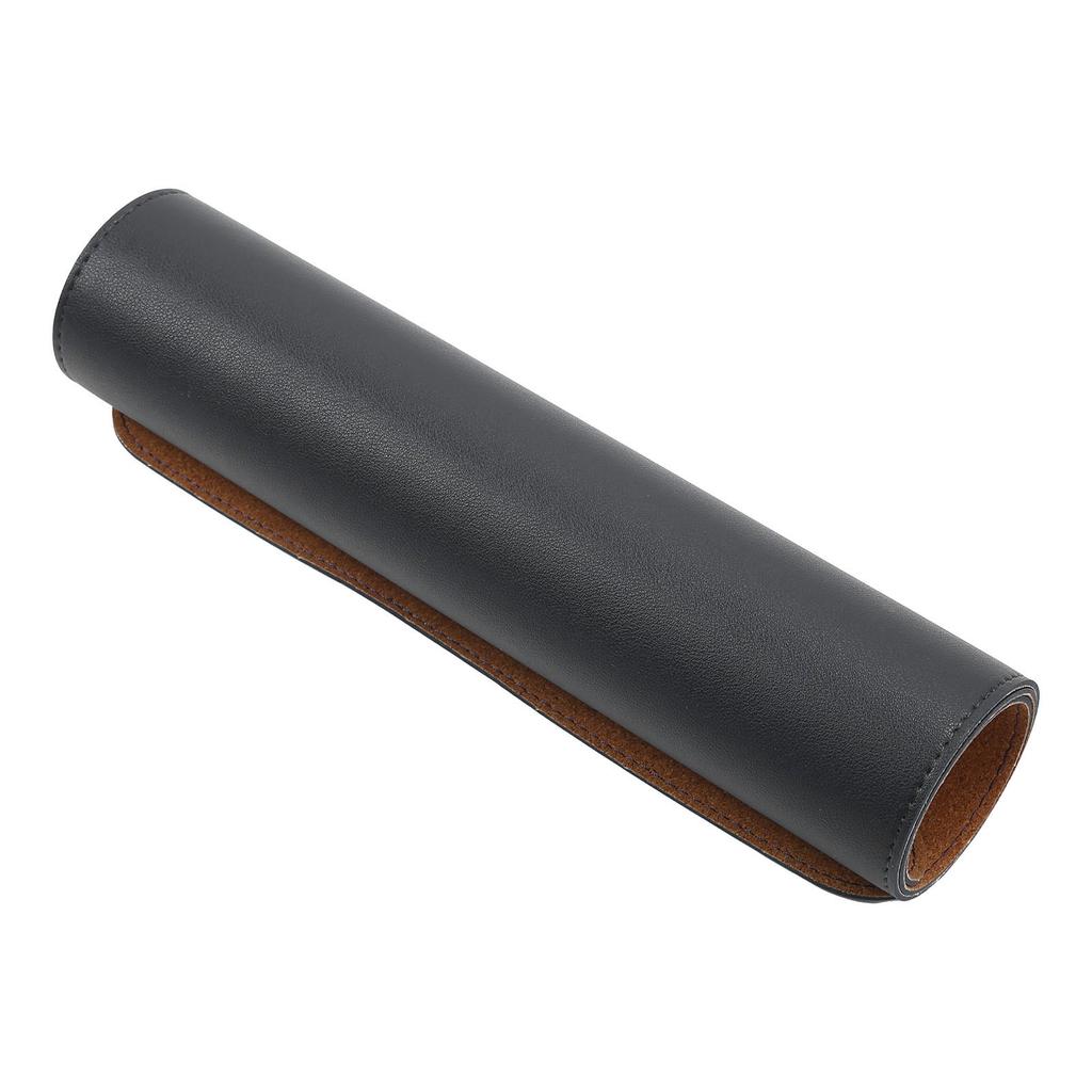 Многофункциональный настольный коврик Мягкая пробка Водонепроницаемый Маслостойкий ПУ Письменный стол Коврик для мыши(черный )