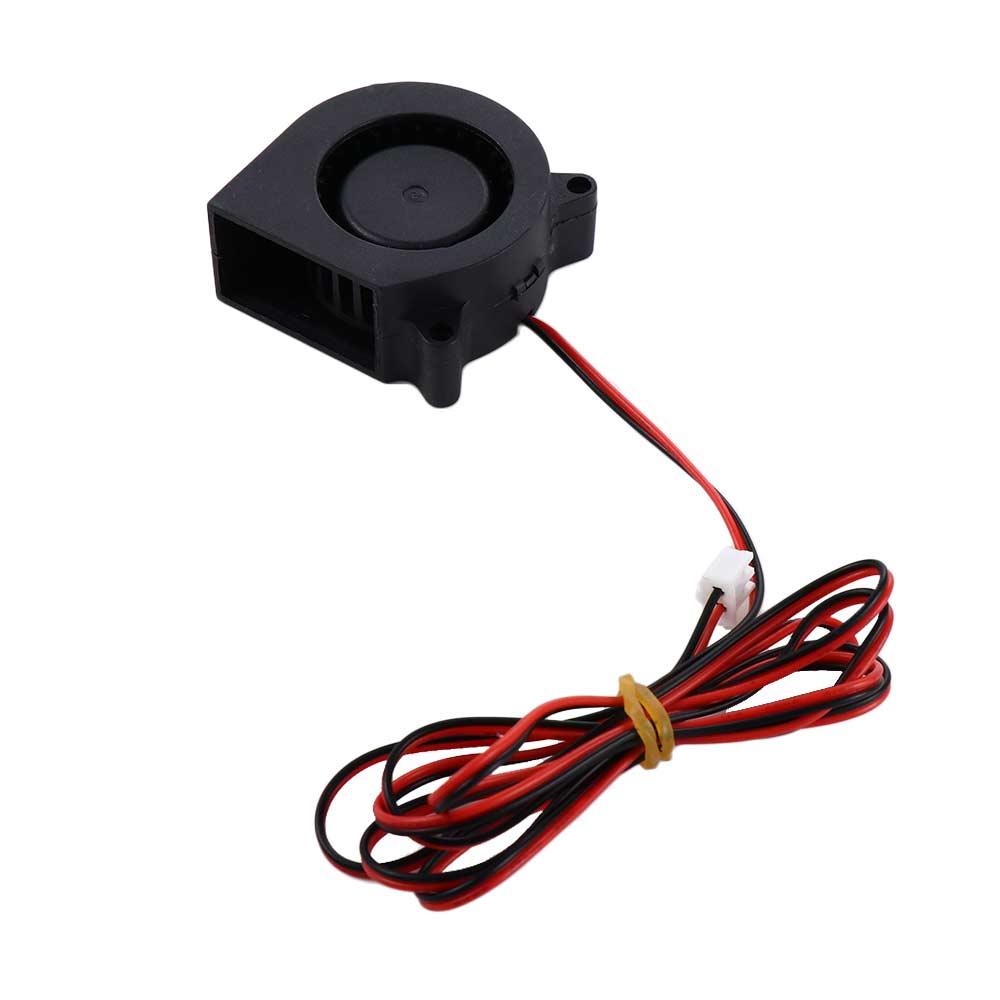 DC Cooler Blower 2-pin Black 3D Printer Cooling Fan Centrifugal Blower Cooling Fan Cooling Radiator