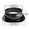 Plastic Vent Pipe Adapter Flange Connector Wall-mounted Ducting Tool Exhaust Pipe Joint Easy Installation