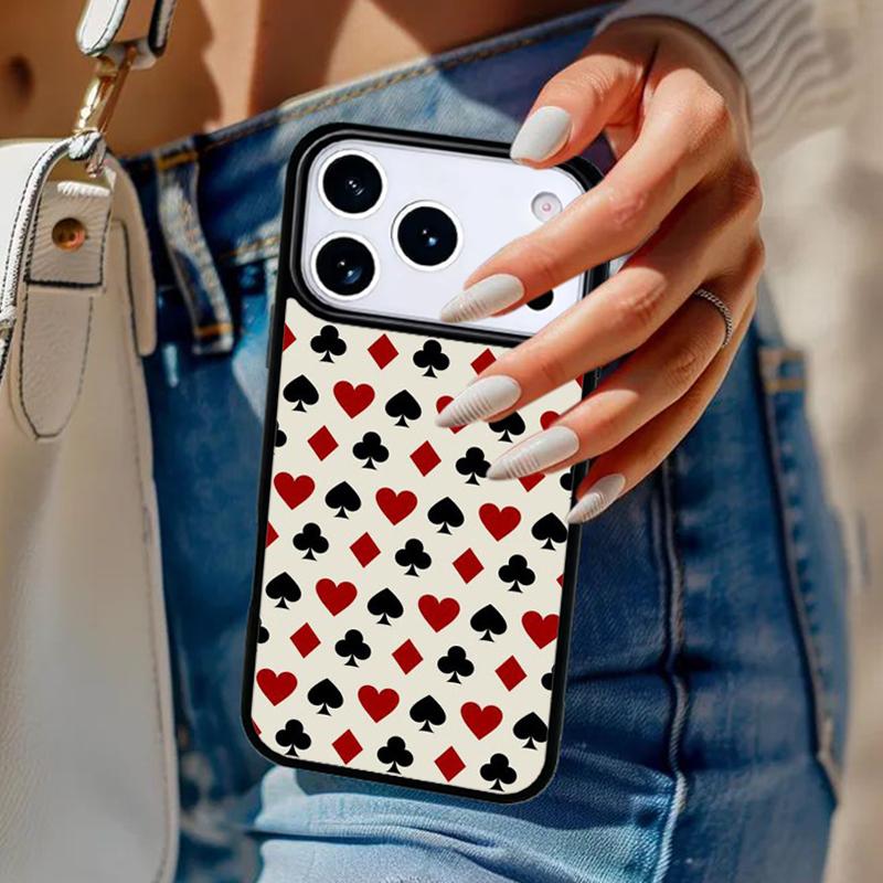 КОЛЛЕКЦИЯ ИГРАЛЬНЫХ КАРТ ДЛЯ КАЗИНО Чехол для телефона Для iPhone 17 Air 14 15 13 12 Max Чехол Для Apple 14 15 16 16e 11 Pro Max Plus Coque
