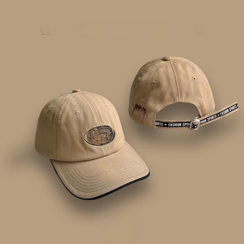 Letter Colorful Embroidered Baseball Hat For Men And Women Street Cap Style