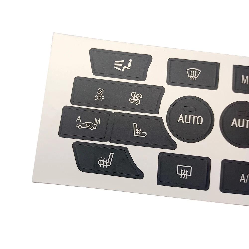 Для BMW 5 5GT 6 7 серии X5 X6 F01 F02 F06 F07 F10 F11 F12 F13 F15 F16 F18 автомобильный кондиционер, кнопка переключения переменного тока, ремонт, наклейка, наклейка