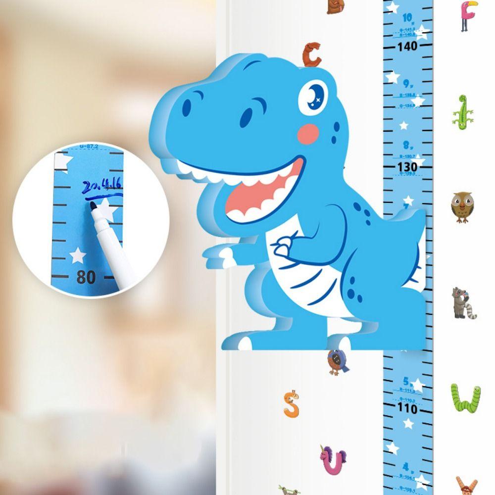 Cute 3D Children's Height Sticker Removable Wall Sticker Growth Chart  Kindergarten