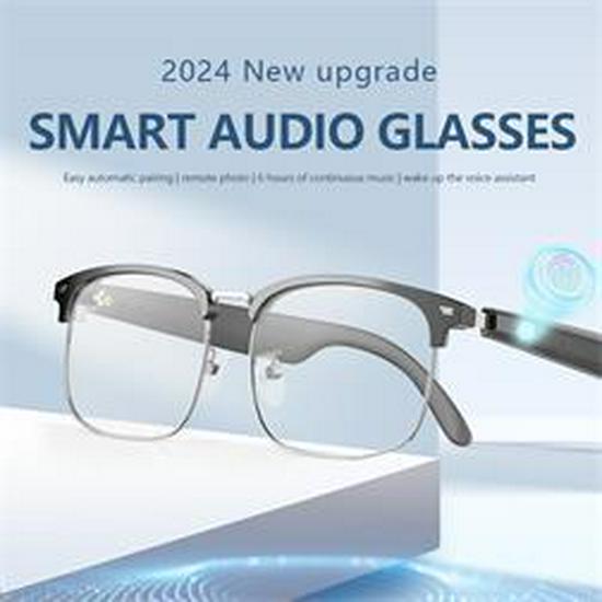 AI Bluetooth Smart Glasses 2025: Anti-shake Headset for Men & Women with Black Tech Translation Features