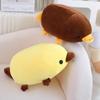 Leaning Platypus Throw Pillow Plush Toy Down Cotton Big Yellow Duck Soft Doll Large Grab Machine Cloth Doll