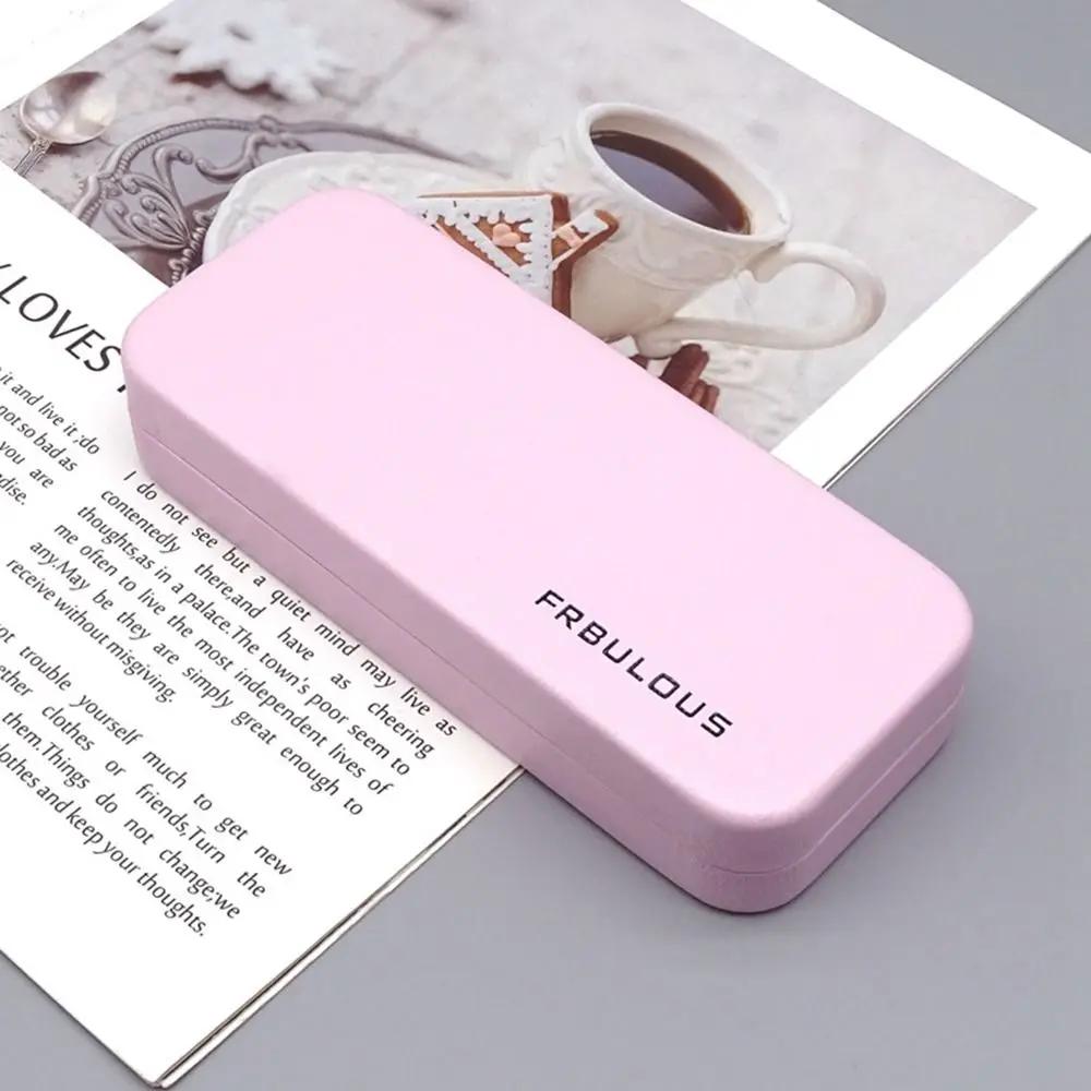 Корейский Простой Футляр для Очков Хранение Солнцезащитных Очков Высококачественный Однотонный Футляр для Хранения Очков для Студентов Мальчиков и Девочек