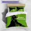 3pcs Custom Name Wicked Bedding Set Duvet Cover Closure Includes 1 Duvet Cover & 2 Pillowcases for All Seasons Bedroom Decor