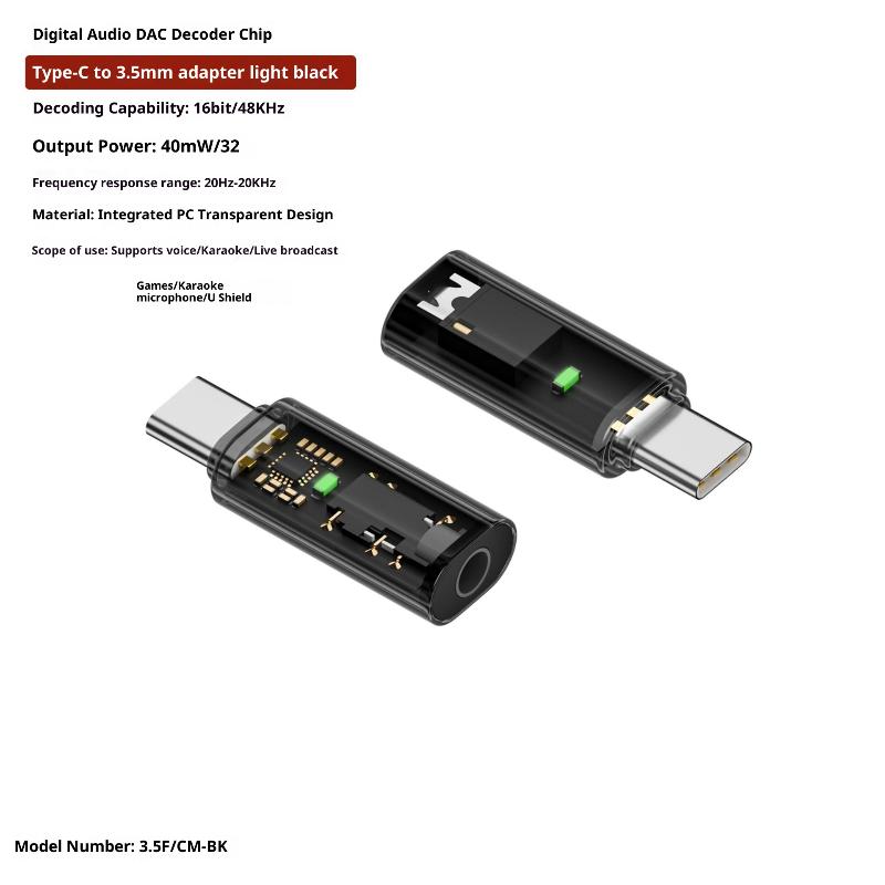 1 шт. Адаптер Type C на 3,5 мм аудио Адаптер для наушников AUX для телефона 15 Galaxy S24 S23 Ultra Адаптер USB Type C на 3,5 мм Aux