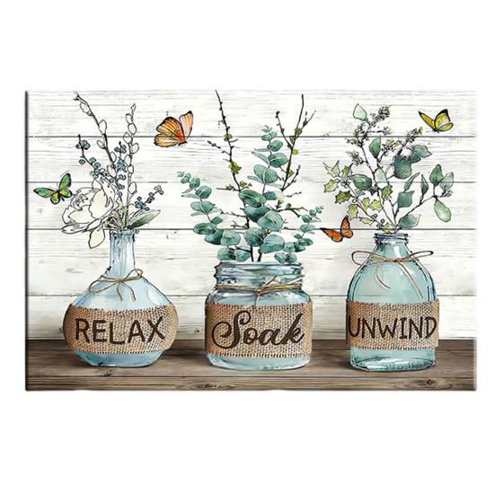 1 комплект декоративной живописи изысканный цветочный узор настенная живопись подвесная картина фермерский дом праздничный декор