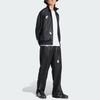 Adidas Originals X Mickey Mouse Collaboration SS24 Mickey Glove Print Logo All-Over Three-Stripe Side Knit Sweatpants Men Bottoms Black IY2277