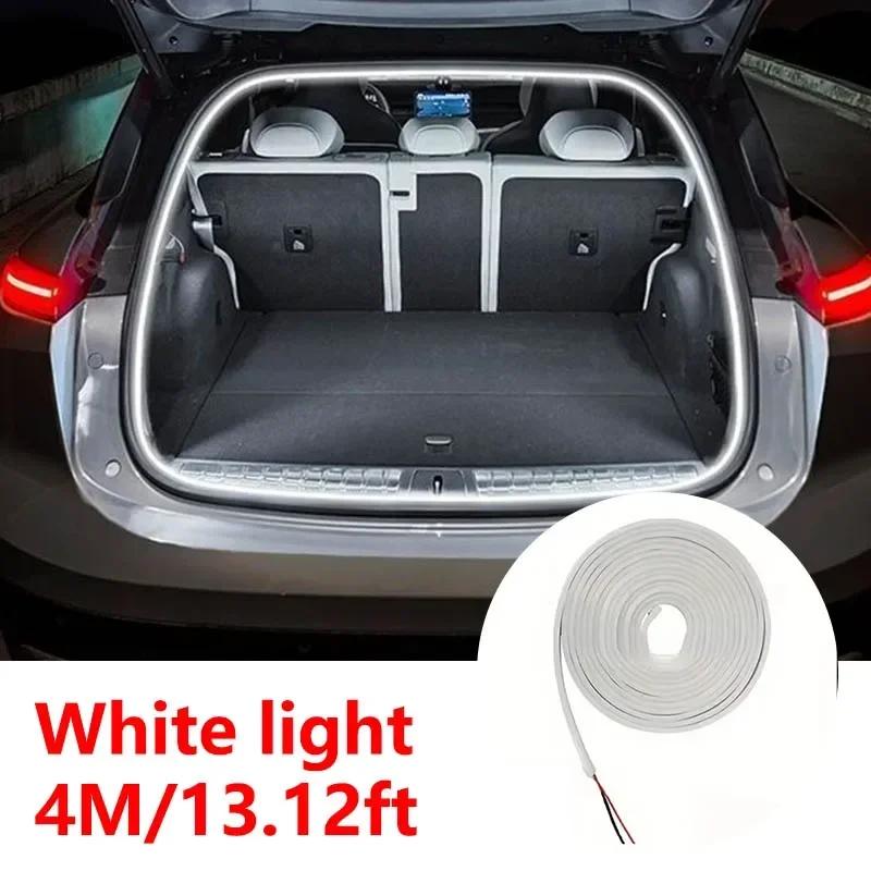 Car Trunk Light Modification Atmosphere Lights White Warm White Rear Trunk LED Light Bar Amagi