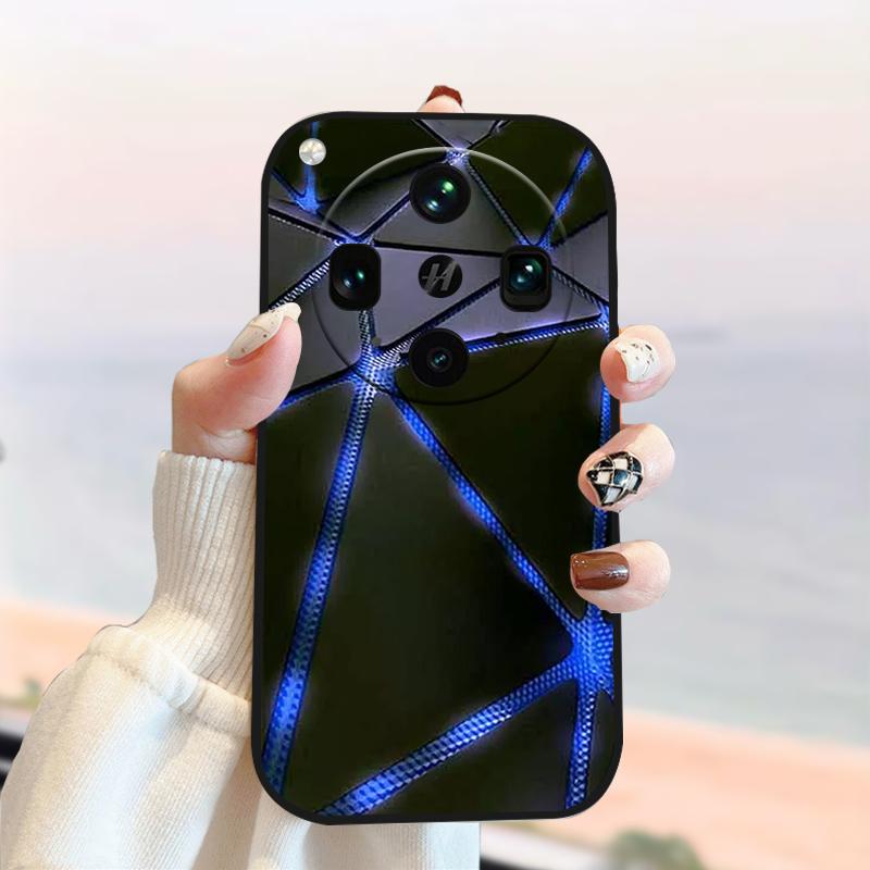 Мягкий чехол для Oppo Find X8 Ultra / X8 Pro 5G Силиконовый TPU Чехлы для телефона для Oppo Find X8s Модный Расписной Защитный Корпус
