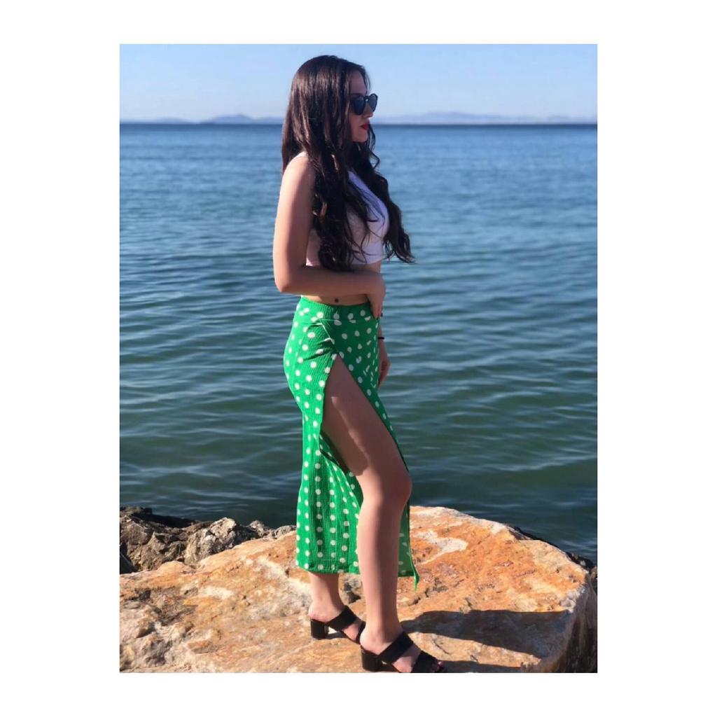 Women's Leopard Patterned Skirt