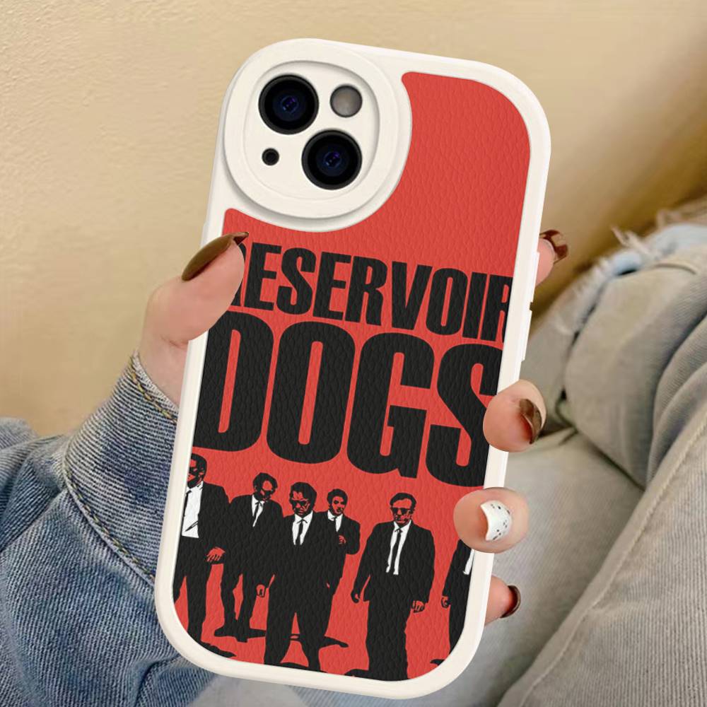Crime Movie Reservoir-Dog Leather Phone Case For IPhone 16 16e 15 14 13 12 11 Pro Max Plus Mini Cover
