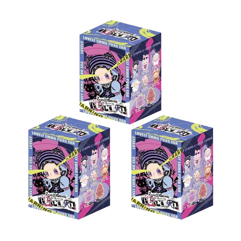 Прекрасная Плюшевая Кукла Эмма Эпохи Панк Blind Box Милое Виниловое Лицо Мягкая Игрушка Животное Коллекционная Декоративная Фигурка Подарок Для Девочек