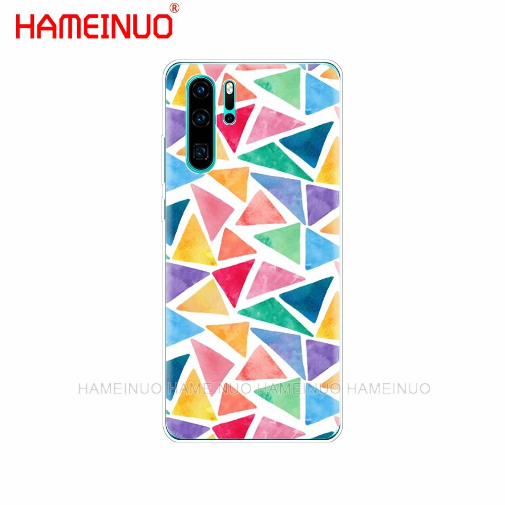Силиконовый чехол для телефона huawei P30 PRO LITE P SMART 2019 plus p smart Z p20 lite 2019 Marble Line Geometric Graphic