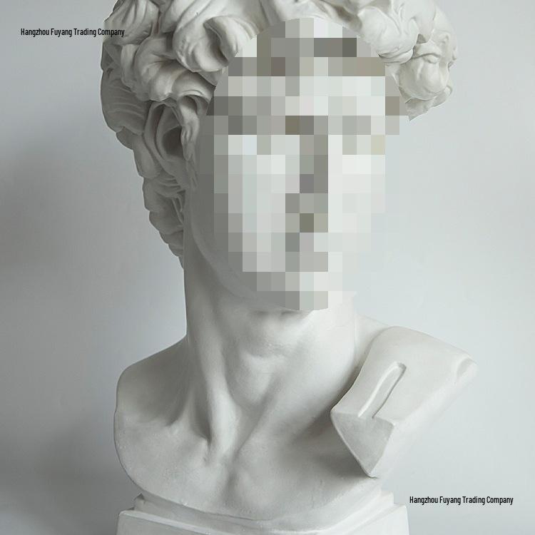 Набор геометрических скульптур из гипса для искусства и фотографии