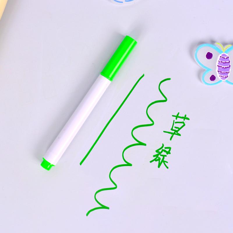 Мелки жидкие смываемые Dingdong - 12 флуоресцентных цветов для классных досок