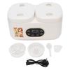 Double Slow Cooker Rice Cooker Pop Up Lid Timer Function Removable Multifunctional Cooking Pot