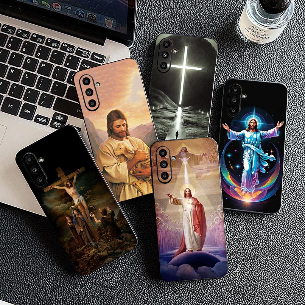Jesus Christ God Christian Cross Cover for Motorola Moto G86 G57 E14 E15 G14 G34 G67 G13 G24 A54 G15 Power E22 Coque Phone Case