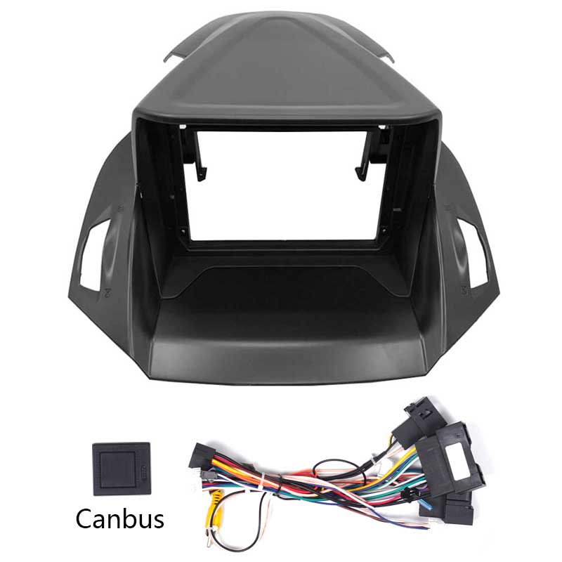 9 дюймов для FORD Escape Kuga C-max 2013-2019 автомобильный радиоприемник стерео Android MP5 плеер приборная панель корпус рамка 2 Din головное устройство фасция