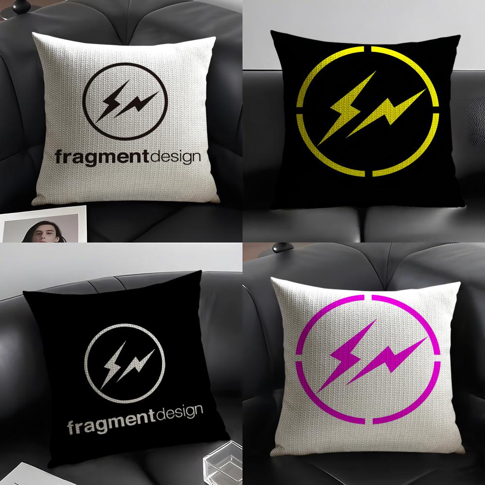 Lightning FFragment DesignS Cushion Cover Natural Linen Organic Fabric DoubleSided Printing Sofa Home Decor Gift Pillow Case