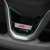 New ABS Metal R Rline Emblem Car Steering Wheel Decoration Sticker For Volkswagen R-Line GTI Polo Golf Passat Scirocco Jett