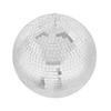 Mirror Disco Ball 12 Inch Silver Party Disco Ball with Hanging Ring