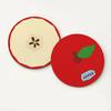 Car Water Coaster 2.36inch Universal Non-Slip Coaster Car Cup Holder Coaster Double-Sided Fruit Design