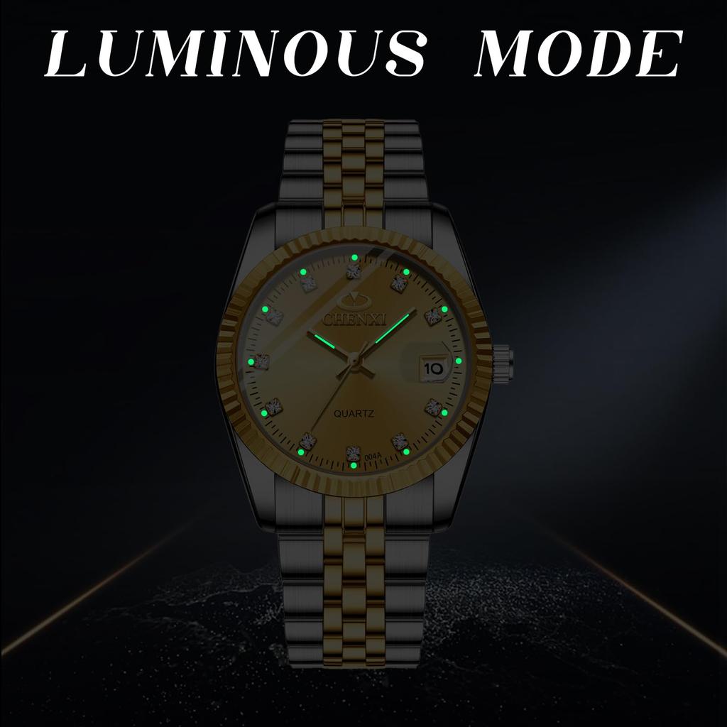 Watch Made In Japan Waterproof Quartz Bangle Retro Watch Luminous Scale Circular Dial Date Antique Stainless Steel Simple Popular Watch Son Christmas