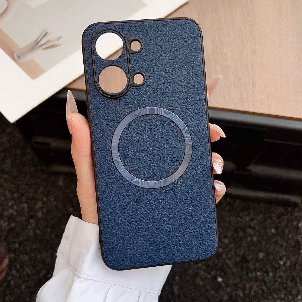 Чехол для Xiaomi POCO X8 Pro Max, Роскошная ПУ Кожа, Магнитная Беспроводная Зарядка, Защитная Задняя Крышка, Чехол-Ракушка для POCO X8Pro Max