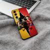 Popular Anime One Piece Phone Case For Samsung Galaxy A73,A71 A72,A70,A53,A52,A51,Soft Silicone Black Cover