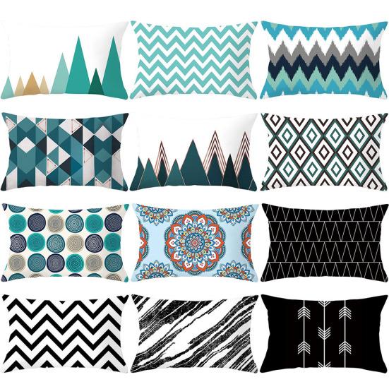 Talos Геометрический круг Треугольник Волна Наволочка Чехлы для подушек Диван-кровать Автомобиль Кафе Декор
