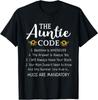 Футболка унисекс для всей семьи Aunt The Auntie Code