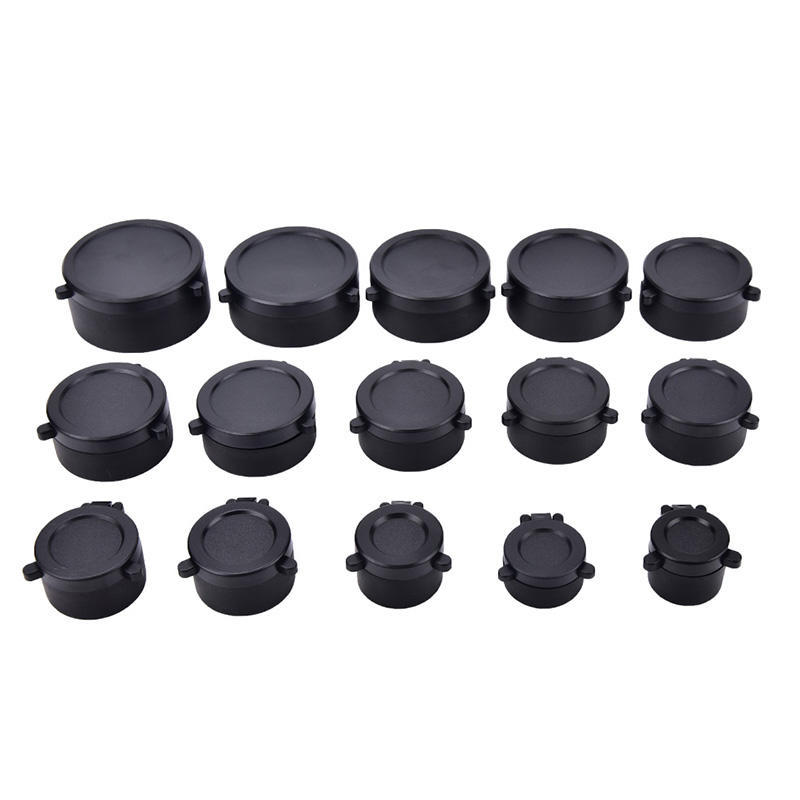 1Pc 25.5-62Mm Rifle Scope Quick Flip Spring Up Open Lens Cover Cap For Caliber