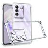 Противоударный чехол для телефона Vivo V27e V25e V23e V21e V29e V29 V27 V25 V23 V21 V20 Pro, прозрачный силиконовый мягкий чехол из ТПУ