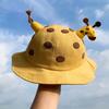 Детская шляпа-ведро для детей, весенняя уличная шляпа от солнца для мальчиков и девочек, летняя милая лягушка, детская шапка-рыбак, хлопковая панама