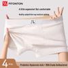 FitonTon Men's Pure Cotton Antibacterial Boxer Briefs