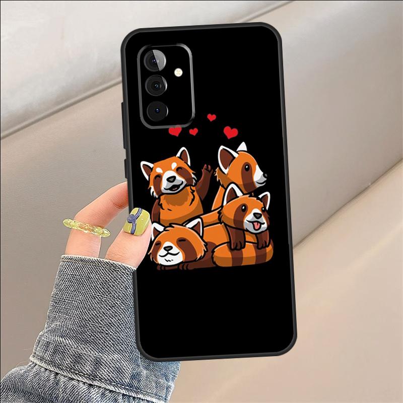 Чехол Красная Панда для Samsung Galaxy A35 A15 A55 A53 A33 A13 A36 A56 A26 A16 A22 A32 A52 A54 A34 A05 A06