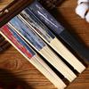 Bamboo Handle Folding Fan Paper Fan New Props Fan