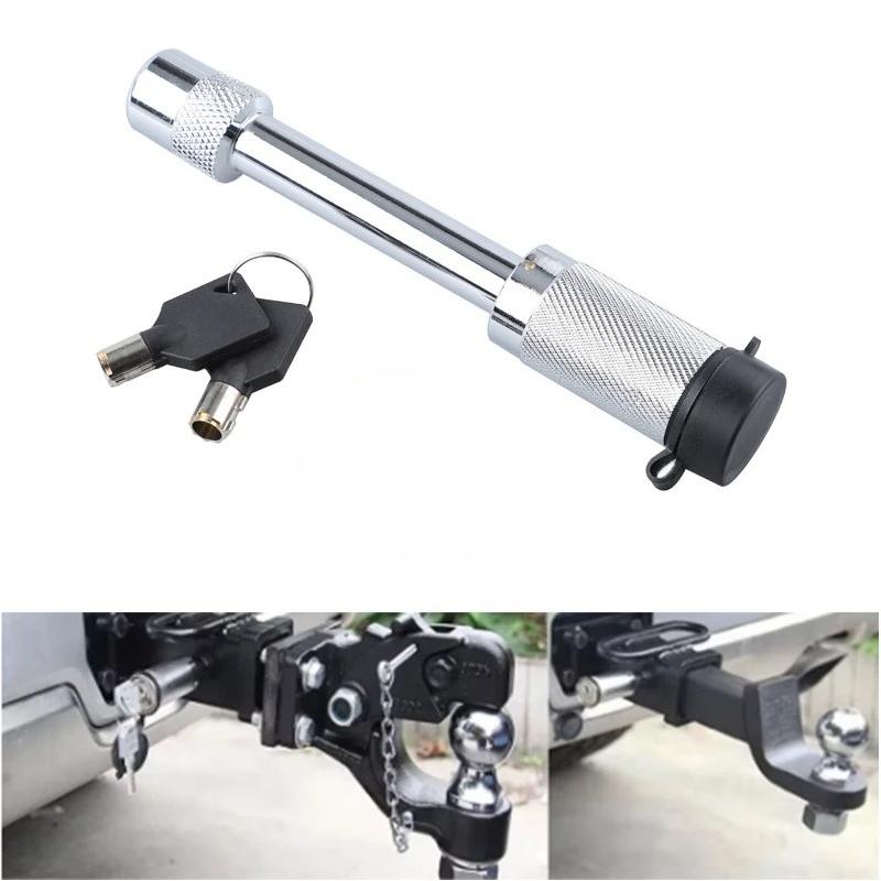 Сверхпрочный замок сцепного устройства прицепа с 2 ключами, противоугонный замок-защелка сцепного устройства для автомобиля, дома на колесах, прочное устройство для обеспечения безопасности при буксировке